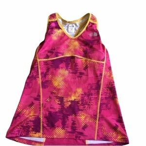 The North Face Vapor Wick Racerback Tank Top – Size Medium – Pink & Yellow